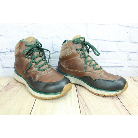 LL Bean Primaloft Brown Leather Trekking Hiking Boots Size 7.5 M - Picture 5 of 9